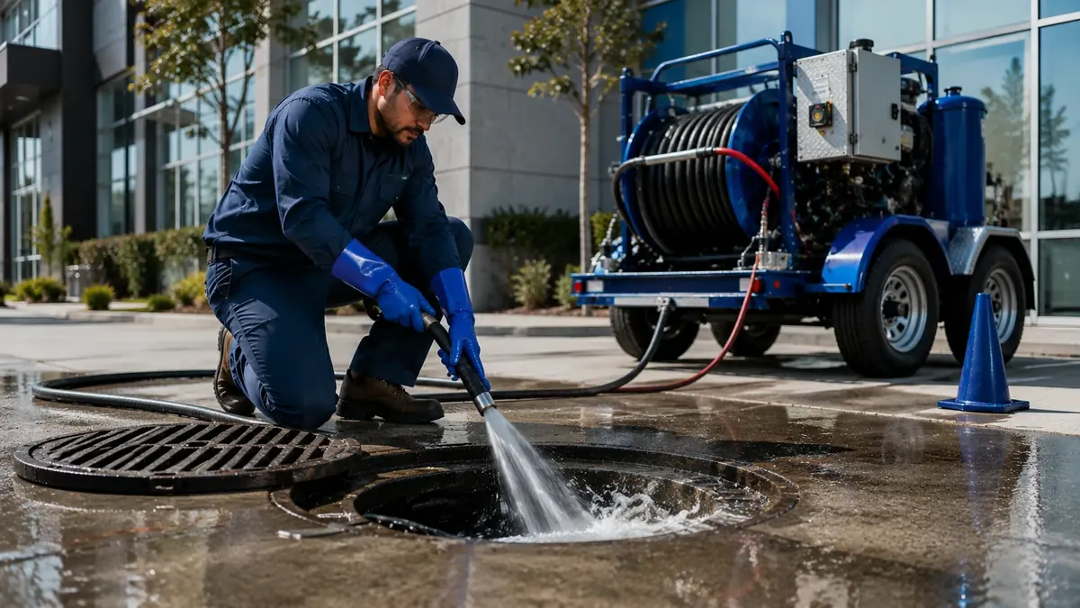 Commercial Hydro Jet Drain Cleaning in Los Gatos
