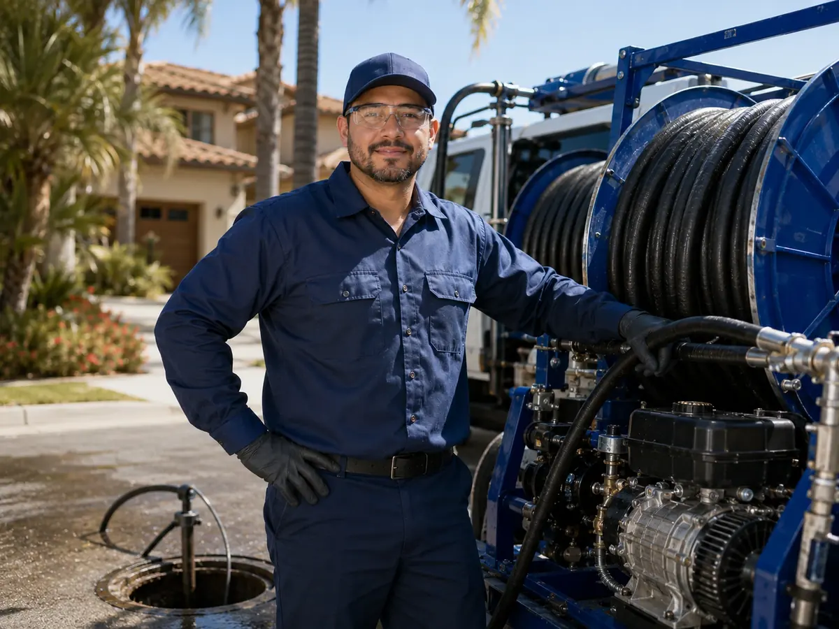 Hydro jet sewer cleaning in Los Gatos