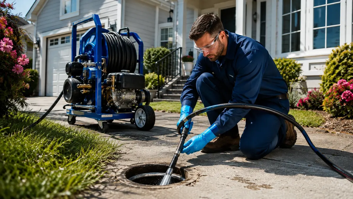 Residential Hydro Jet Drain Cleaning in Los Gatos