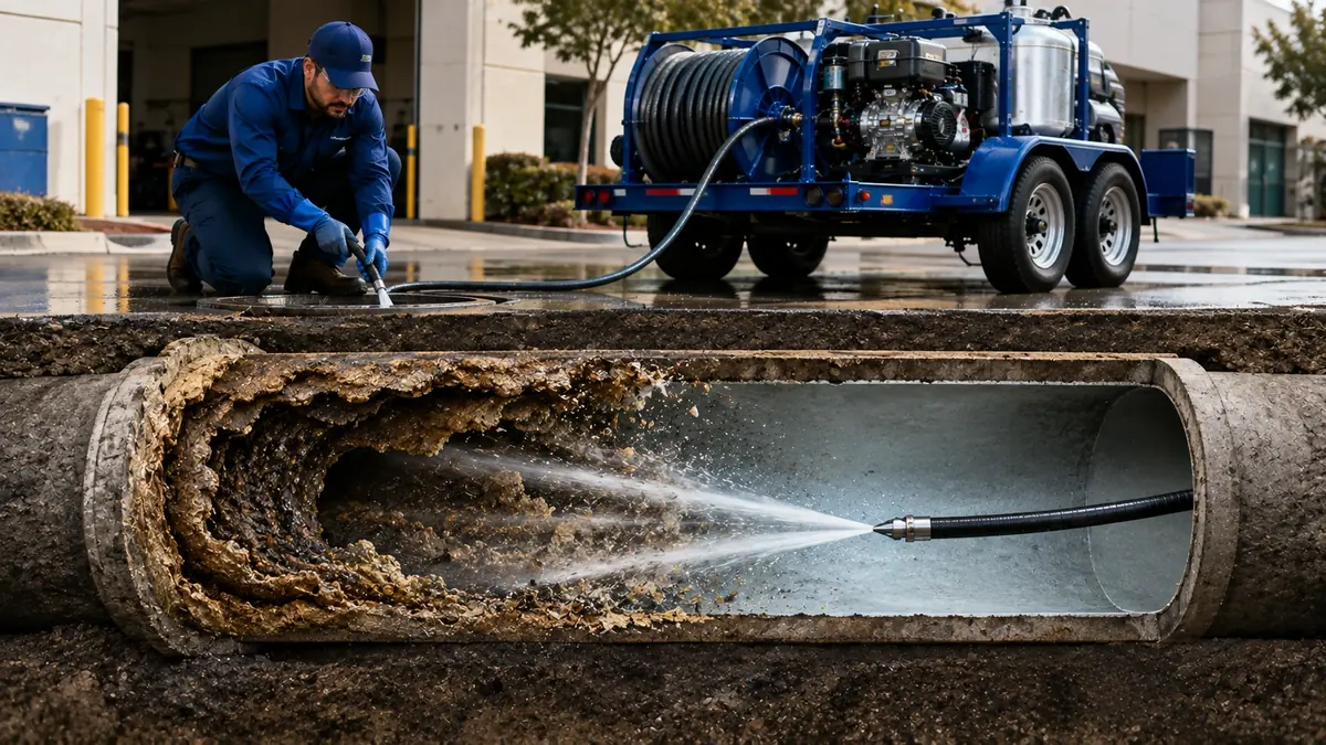 Sewer Pipe Descaling in Los Gatos